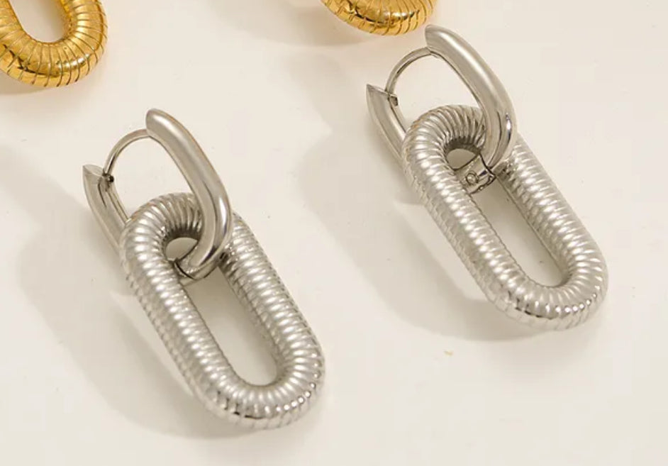 Aurora Silver Earrings